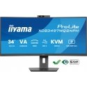 iiyama ProLite XCB3497WQSNPH-B1 computer monitor 86.4 cm (34") 3440 x 1440 pixels UltraWide Quad HD 