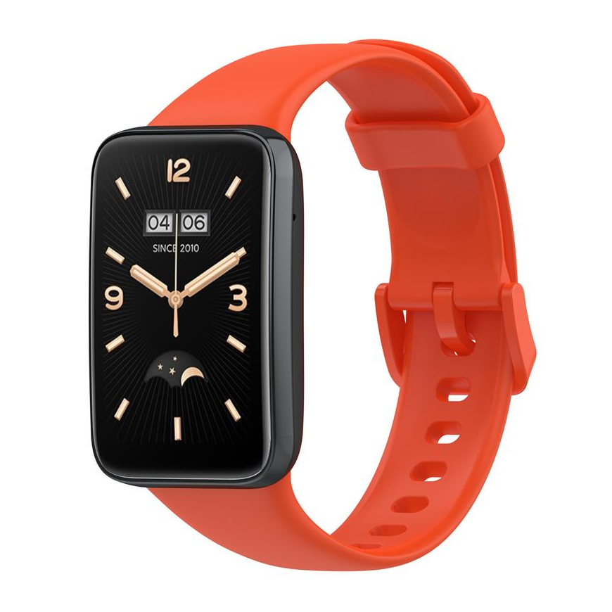 SILICONE STRAP MI BAND 7 PRO| M7 PRO (12). ORANGE – 2