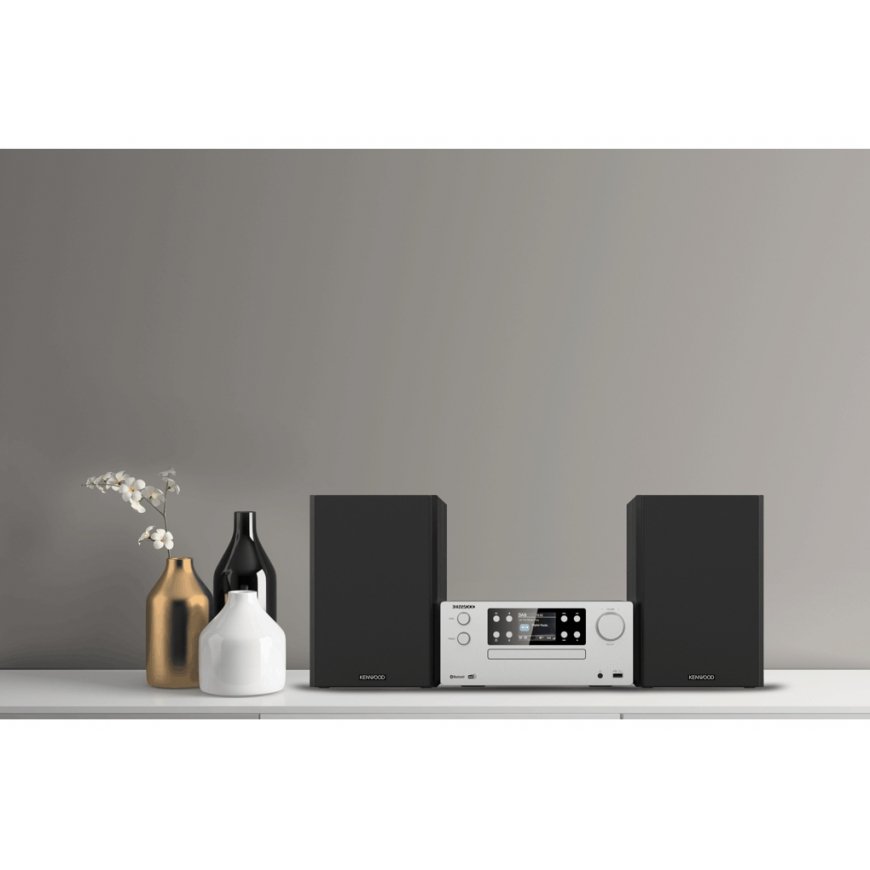 Kenwood Electronics M-925DAB-S home audio system Home audio micro system 50 W Black, Silver – 2