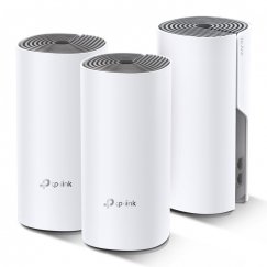 TP-Link Deco E4 (3-pack) Kaks sagedusala (2,4 GHz / 5 GHz) Wi-Fi 5 (802.11ac) Valge, Hall 2 Sisemodem