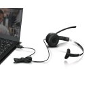 Lenovo 100 Mono Гарнитура Проводная Оголовье Офис/колл-центр USB тип-A Черный Lenovo 100 Mono Гарнитура Проводная Оголовье Офис/колл-центр USB тип-A Черный