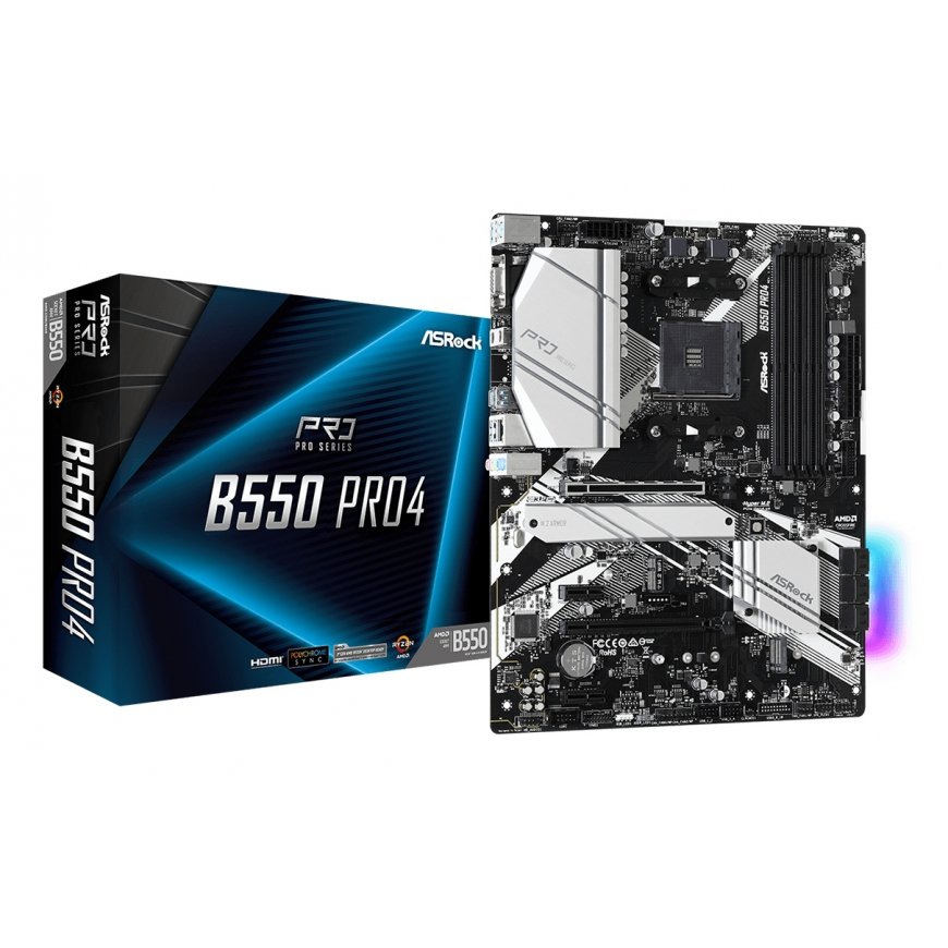 Asrock B550 Pro4 AMD B550 Ligzda