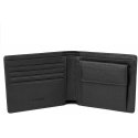 Aarni - leather wallet with coin pocket, black Aarni - leather wallet with coin pocket, black