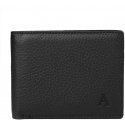 Aarni - leather wallet with coin pocket, black Aarni - leather wallet with coin pocket, black