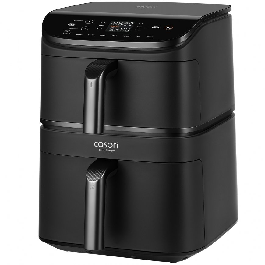 Cosori Turbo Tower Double 10.8 L Stand-alone 2630 W Hot air fryer Black – 3