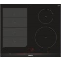Siemens EX675LEC1E pliidiraud Alumiinium, Must Sisseehitatud Tsooniga induktsioonplaat 4 tsoon(id)