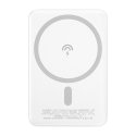 DUDAO wireless powerbank MagSafe 10W 5W Magsafe 5000mAh+ metal adapter ring for Bezvadu lādēšana Bal
