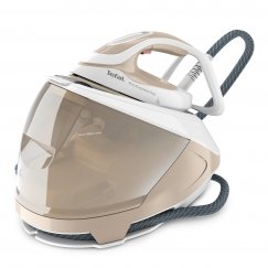 Tefal Pro Express Eco GV9E22E0 stacija gludināšanai ar tvaiku 2200 W 1,8 L Durilium AirGlide Autoclean soleplate Bēšs, Balts