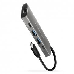 Axagon HMC-5G2 док-станция для ноутбука Проводная USB 3.2 Gen 2 (3.1 Gen 2) Type-C Серый