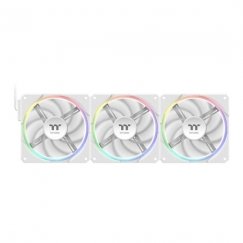 120mm Thermaltake TS120 EX RGB balts ventilators 3 iepakojumā