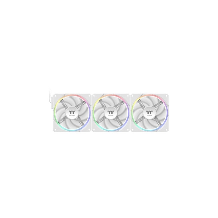 120mm Thermaltake TS120 EX RGB White 3Pack Fan White