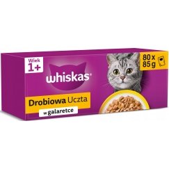 WHISKAS Maiss saszetes želejā ar vistu 80x85g