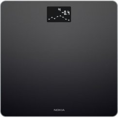 Withings Body Kvadratas Juoda Elektroninės vonios svarstyklės