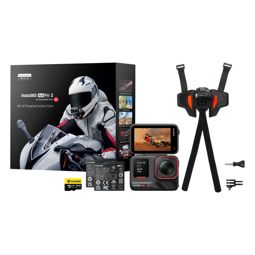 Insta360 Ace Pro 2 Motorcycle Bundle