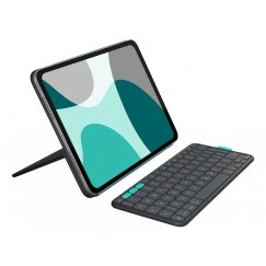 Logitech Flip Folio QWERTY Kansainvälinen (US) Bluetooth Grafiitti