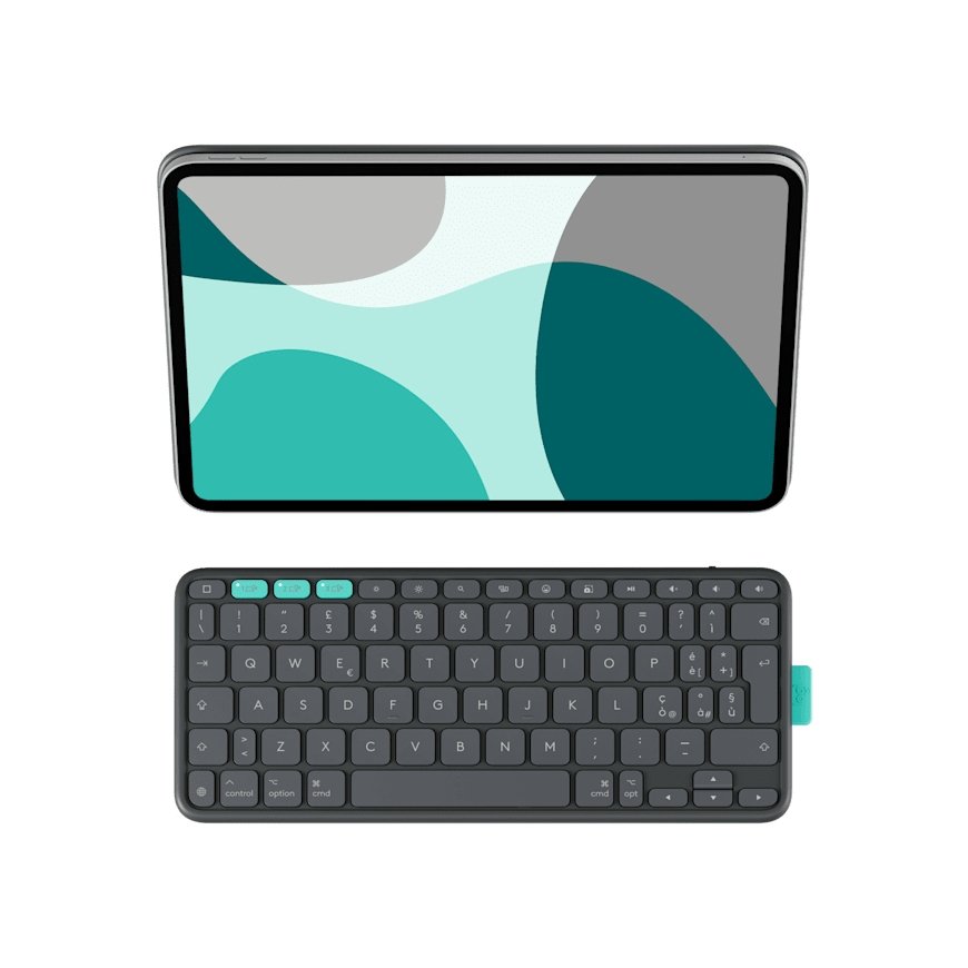 Logitech Flip Folio QWERTY Kansainvälinen (US) Bluetooth Grafiitti – 5