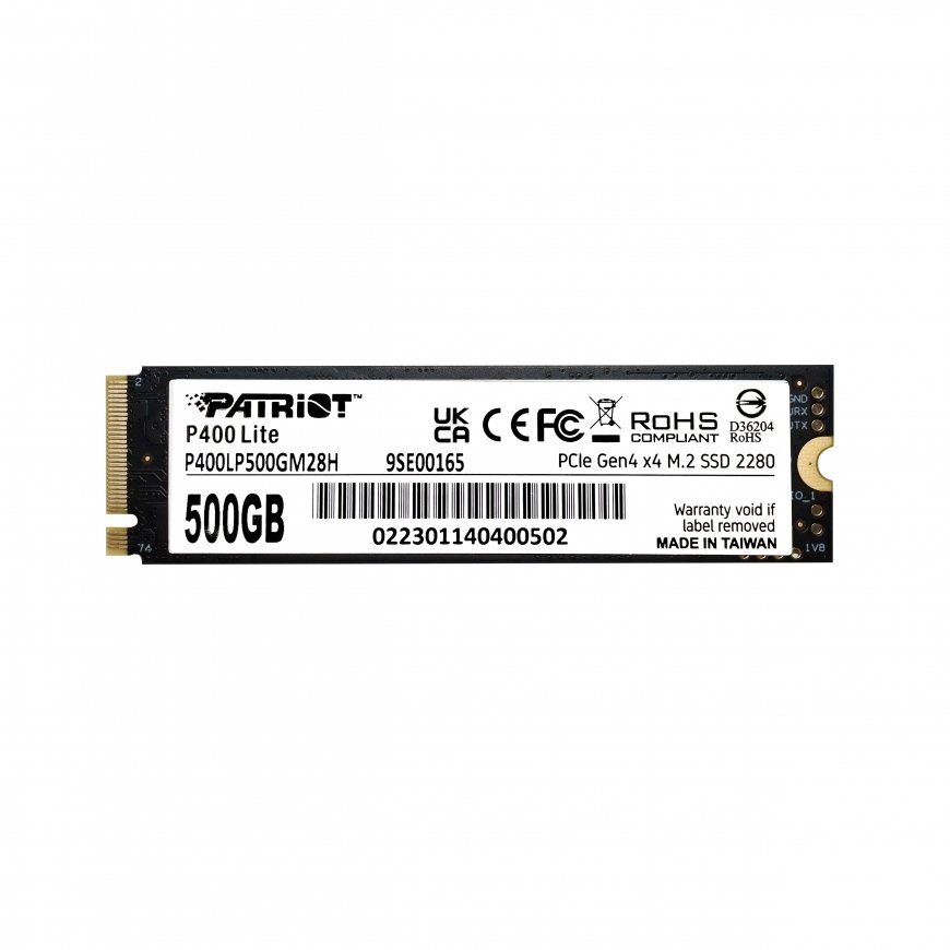 Patriot Memory P400 Lite 500 GB M.2 PCI Express 4.0 NVMe – 5