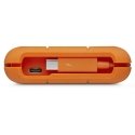 LaCie Rugged Secure ulkoinen kovalevy 2 TB 2.5" USB Type-C 3.2 Gen 1 (3.1 Gen 1) Oranssi, Valkoinen
