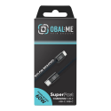 OBAL:ME Super Fast USB-C|USB-C Braided cabel 60W 1m Black