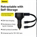 Baseus Enjoyment Pro 60W Universāls Melns Cigāru šķiltavas Ātrā uzlāde Auto