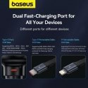 Baseus Enjoyment Pro 60W Universāls Melns Cigāru šķiltavas Ātrā uzlāde Auto