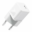 Baseus Gan5 Fast Charger(Mini) 1C 20W Viedtālrunis, Universāls Balts AC Ātrā uzlāde Iekštelpas Baseus Gan5 Fast Charger(Mini) 1C 20W Viedtālrunis, Universāls Balts AC Ātrā uzlāde Iekštelpas