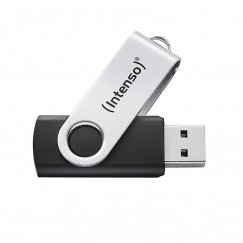 Intenso USB flash drive Office Line, 64 GB, USB-A, 3.2 Gen 1x1, black-silver