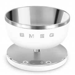 Smeg KSC01WHMWW virtuves svari Balts Novietojams uz galda Apaļš Elektroniskie virtuves svari