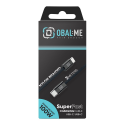 OBAL:ME Super Fast USB-C|USB-C Braided Cable 100W 2m Black OBAL:ME Super Fast USB-C|USB-C Braided Cable 100W 2m Black