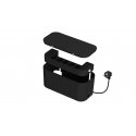 Fuj:tech 5-socket extension lead box, 1 x USB-A + 1 x USB-C, black Fuj:tech 5-socket extension lead box, 1 x USB-A + 1 x USB-C, black