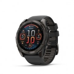 Garmin Fenix 8 3,56 cm (1.4") AMOLED 51 mm Цифровой 454 x 454 пикселей Сенсорный экран Титановый Wi-Fi GPS (спутниковый)