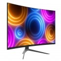 LC-Power LC-M27QC monitori 68,6 cm (27") 2560 x 1440 pikseļi Quad HD LCD Melns, Sarkans