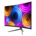LC-Power LC-M27QC monitori 68,6 cm (27") 2560 x 1440 pikseļi Quad HD LCD Melns, Sarkans