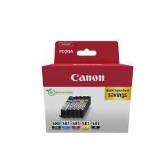 Canon 2078C008 tindikassett 5 tk Originaal Must, Tsüaan, Magenta, Kollane