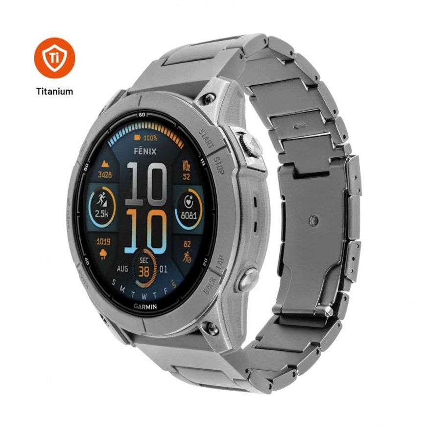 FIXED Titanium Strap Rihm Titaanium Titaanium, Roostevaba teras