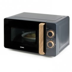 Domo DO3320 Black, Wood Solo microwave Countertop 20 L 700 W