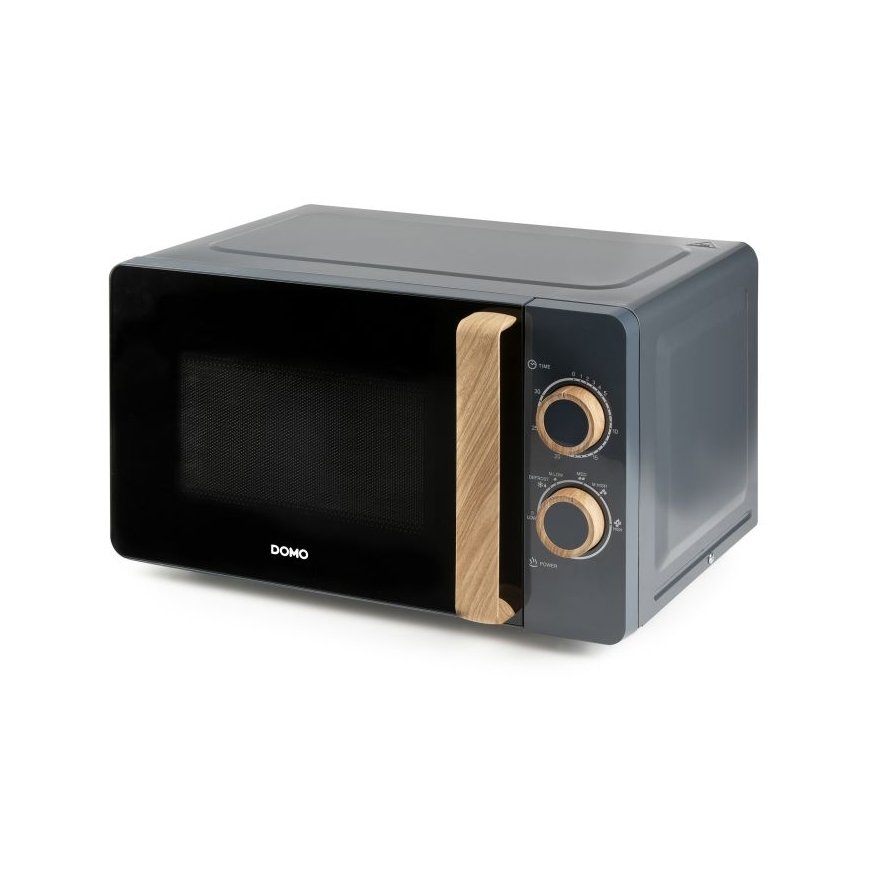 Domo DO3320 Melns, Koks Solo mikrovilnis Novietojams uz galda 20 L 700 W – 2