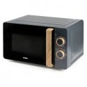 Domo DO3320 Black, Wood Solo microwave Countertop 20 L 700 W