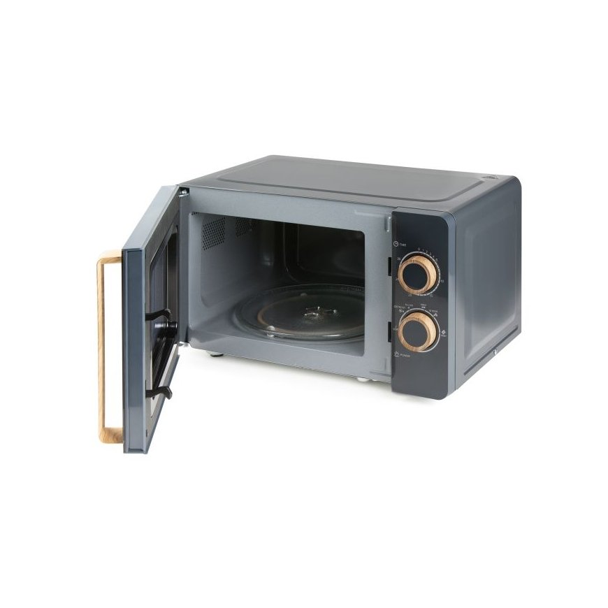 Domo DO3320 Black, Wood Solo microwave Countertop 20 L 700 W – 3