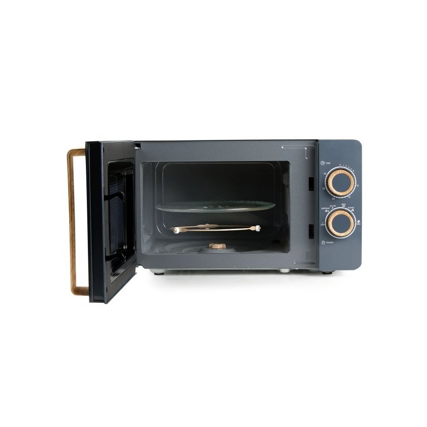 Domo DO3320 Juoda, Medis Mikrobangų krosnelė be papildomų funkcijų Stalviršis 20 L 700 W – 5