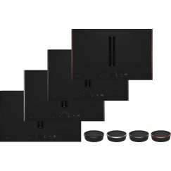 Neff V68YYX4B0 варочная поверхность Черный Встроенный 83 cm Плита с зонами индукции 4 зона(ы) Встроенный капюшон