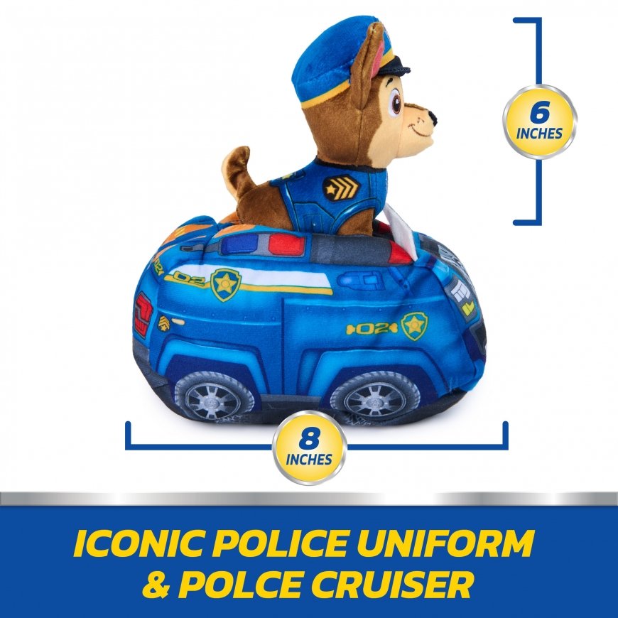 PAW Patrol PAW PLH 2in1 Rescue Plush Chase GML – 4