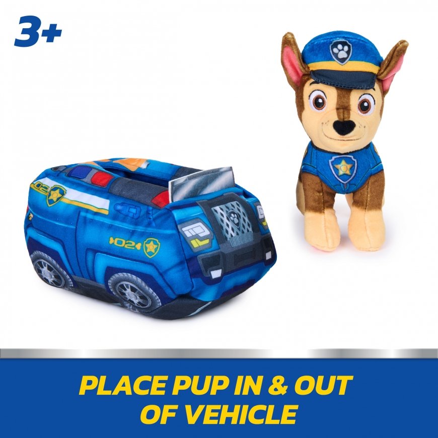 PAW Patrol PAW PLH 2in1 Rescue Plush Chase GML – 5