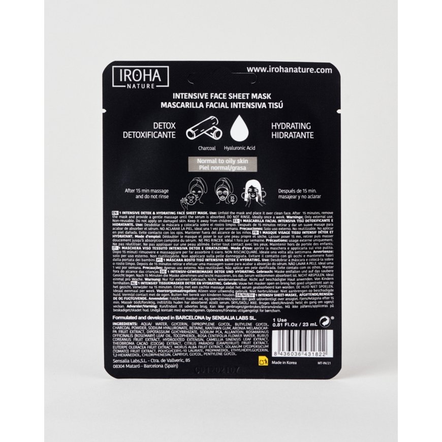 Iroha Nature Detox Puhdistusnaamio Unisex 20 ml Arkit – 2