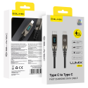 Blavec Kabel Lumix pleciony - Typ C na Typ C - PD 240W 5A LED di