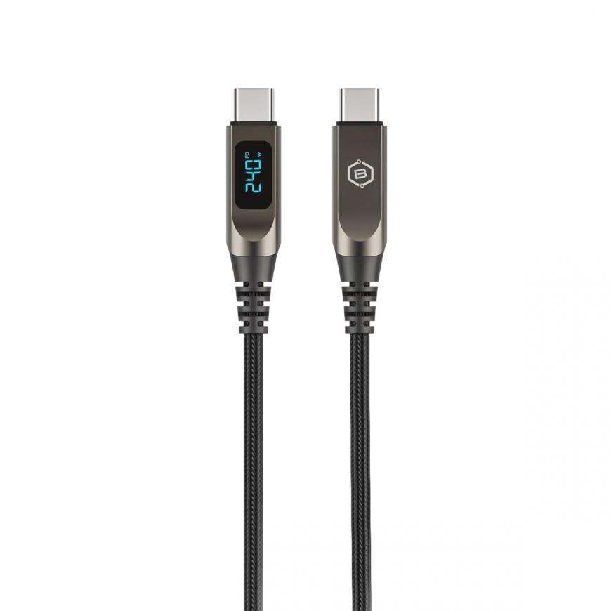 Blavec Kabel Lumix pleciony - Typ C na Typ C - PD 240W 5A LED di – 2
