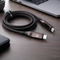 Blavec Kabel Lumix pleciony - Typ C na Typ C - PD 240W 5A LED di