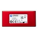 Kingston Technology Kannettava SSD-asema 1 Tt, ulkoinen XS1000, USB 3.2 Gen 2, punainen Kingston Technology Kannettava SSD-asema 1 Tt, ulkoinen XS1000, USB 3.2 Gen 2, punainen