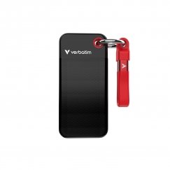 Verbatim Pocket SSD 1 TB C tipo USB 3.2 Gen 2 (3.1 Gen 2) Juoda, Raudona