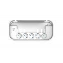 Fuj:tech 5 pesaga pistikute pikendusjuhtmete kast, 1 x USB-A + 1 x USB-C, valge Fuj:tech 5 pesaga pistikute pikendusjuhtmete kast, 1 x USB-A + 1 x USB-C, valge
